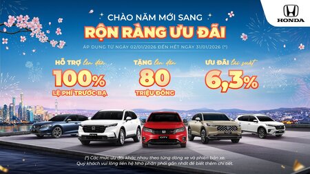 Chào năm mới sang – Rộn ràng ưu đãi