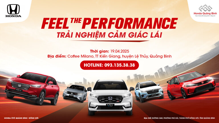 [FEEL THE PERFORMANCE] LÁI THỬ VÀ KHÁM PHÁ CÁC DÒNG XE HONDA ĐỈNH CAO TẠI HUYỆN LỆ THỦY
