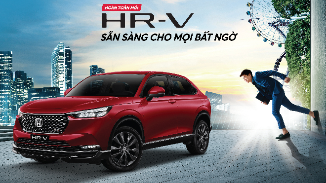 Honda HR-V hoàn toàn mới – Sẵn sàng cho mọi bất ngờ