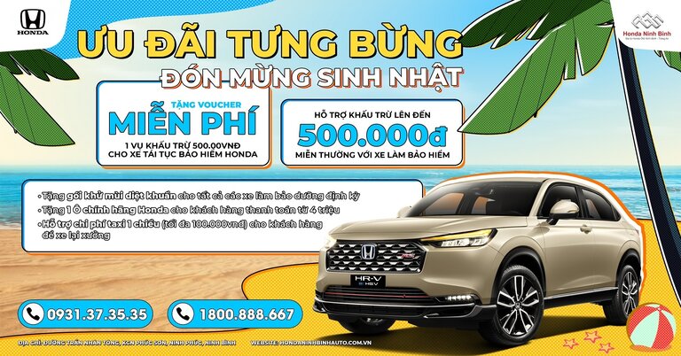 HONDA QUẢNG BÌNH ƯU ĐÃI DỊCH VỤ – BẢO DƯỠNG XẾ YÊU AN TÂM CẦM LÁI