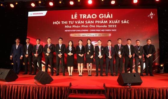 Honda Việt Nam công bố kết quả Hội thi Tư vấn sản phẩm xuất sắc năm 2022