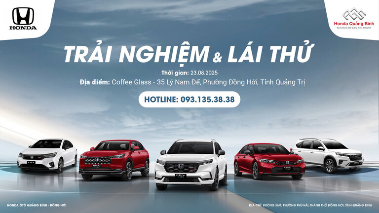 LÁI THỬ Ô TÔ HONDA – CẢM NHẬN SAU TAY LÁI TẠI ĐỒNG HỚI - QUẢNG BÌNH