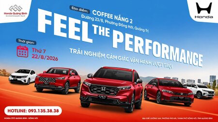 SỰ KIỆN LÁI THỬ & CẢM NHẬN XE HONDA TẠI ĐỒNG HỚI, QUẢNG TRỊ