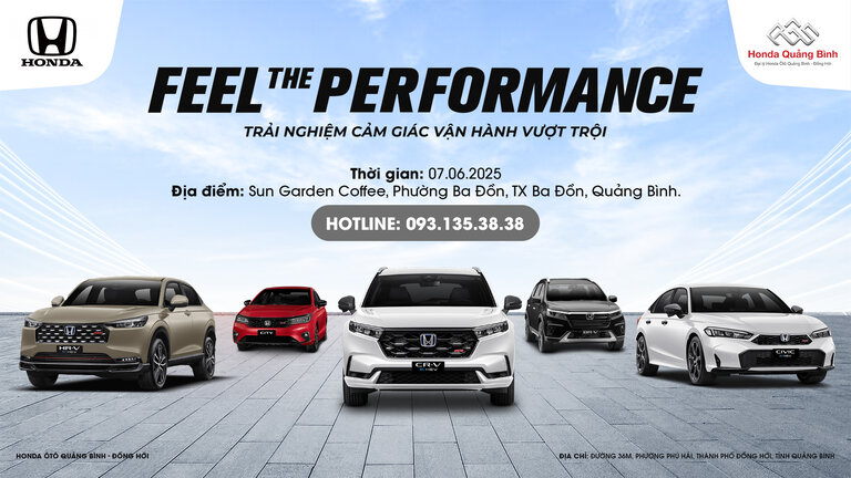 SỰ KIỆN LÁI THỬ XE HONDA ĐỈNH CAO TẠI TX BA ĐỒN - QUẢNG BÌNH