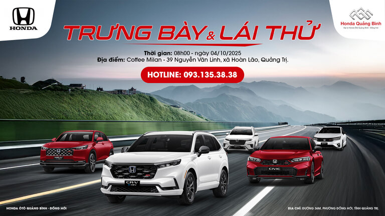 SỰ KIỆN LÁI THỬ XE HONDA – CẢM NHẬN KHÁC BIỆT TẠI HOÀN LÃO - QUẢNG TRỊ
