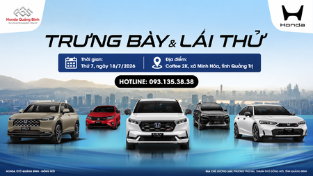 SỰ KIỆN LÁI THỬ XE HONDA TẠI MINH HOÁ - QUẢNG TRỊ