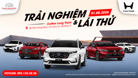 SỰ KIỆN TRẢI NGHIỆM LÁI THỬ XE HONDA TẠI XÃ CAM LỘ