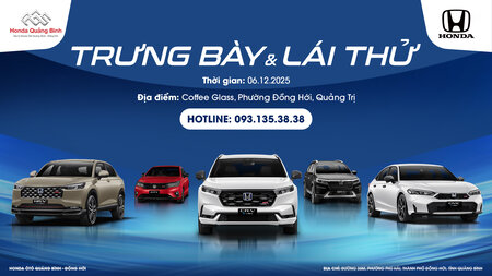 SỰ KIỆN TRƯNG BÀY & LÁI THỬ  XE HONDA TẠI ĐỒNG HỚI