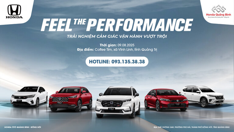 TRẢI NGHIỆM CHẤT HONDA - LÁI THỬ NGAY TẠI VĨNH LINH, QUẢNG TRỊ