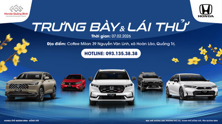 TRƯNG BÀY & LÁI THỬ XE HONDA – KHỞI ĐẦU NĂM MỚI, MỞ LỐI THÀNH CÔNG